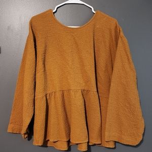 New Madewell shirt with open back